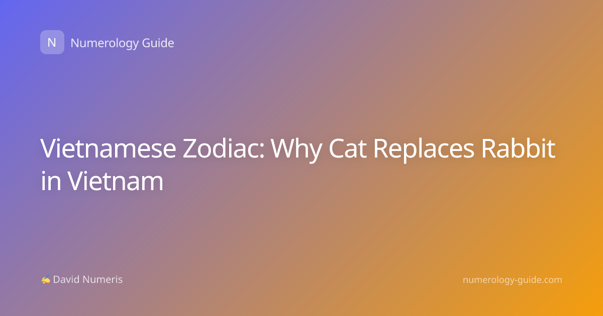Vietnamese Zodiac: Why Cat Replaces Rabbit in Vietnam