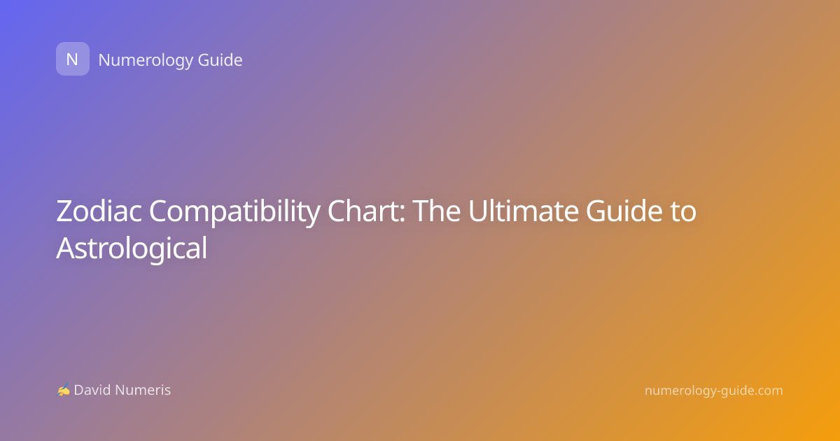 Zodiac Compatibility Chart: The Ultimate Guide to Astrological